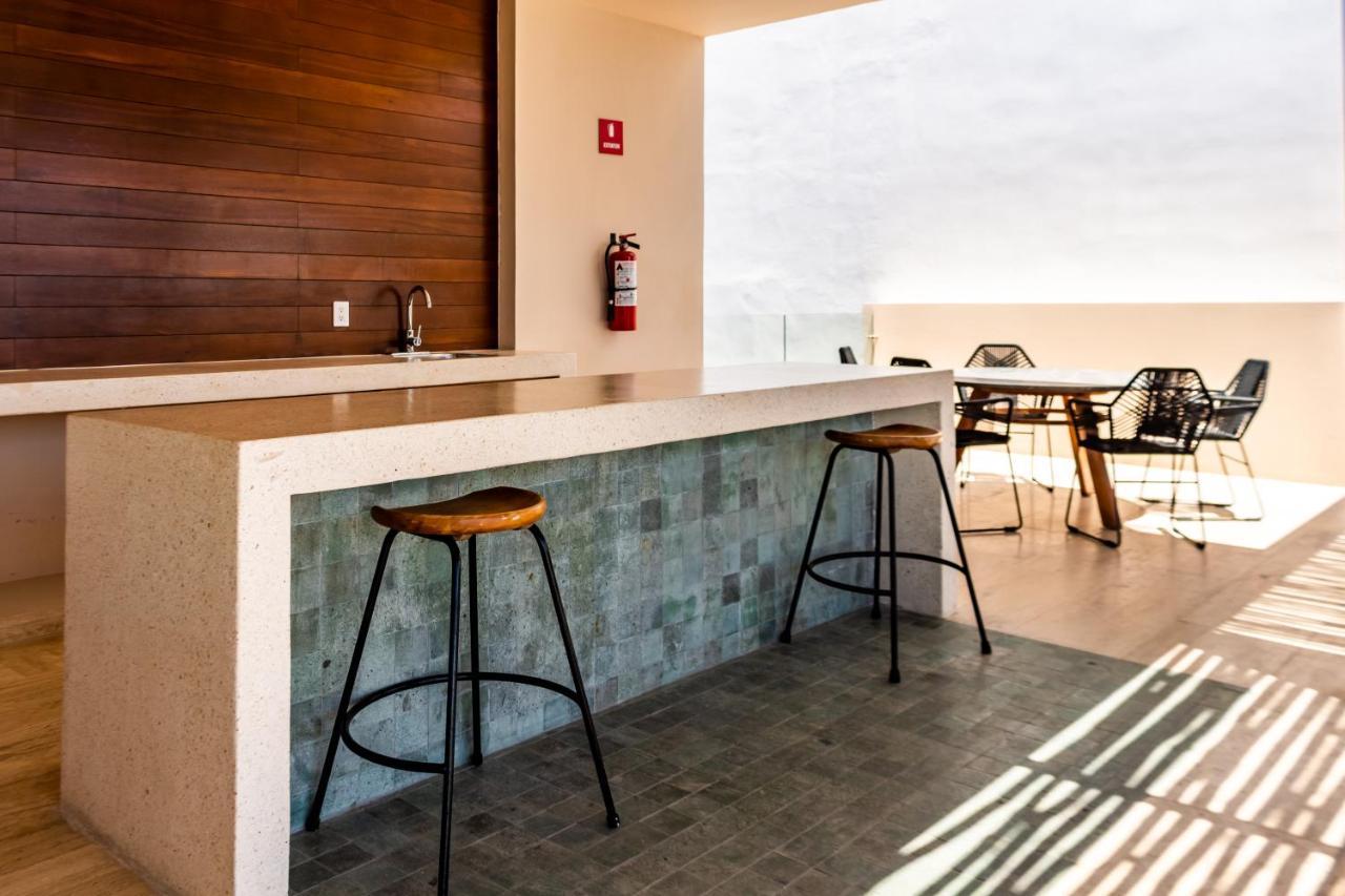 Big Studio At Kaab By The Beach With Roof Top Pool, Sauna And Jacuzzi Near Paseo Del Carmen Mall Playa del Carmen Exterior photo